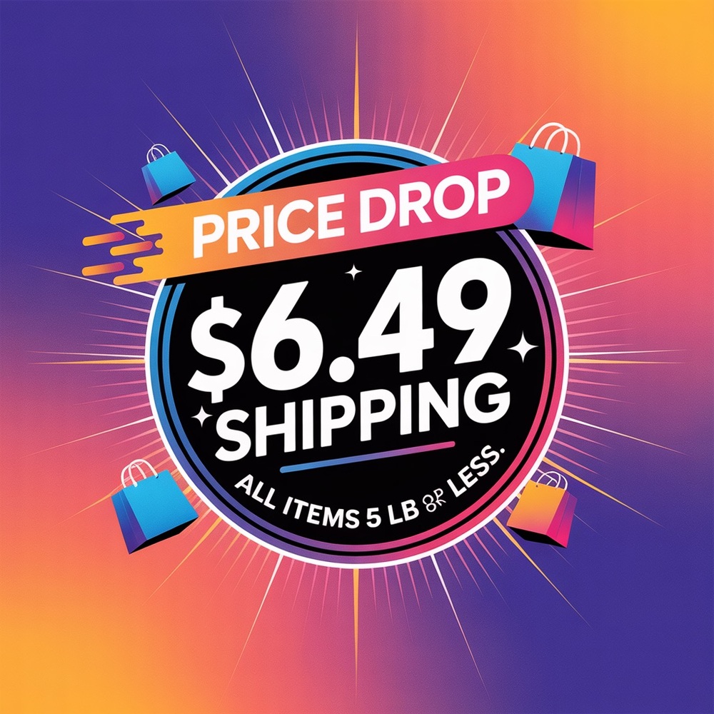 $6.49 Shipping Promotion!!